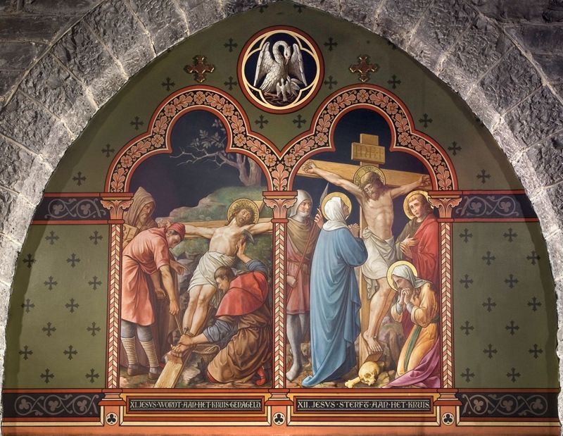 chemin de croix / Kerk Onze-Lieve-Vrouw[Mariakerke(Gent)]