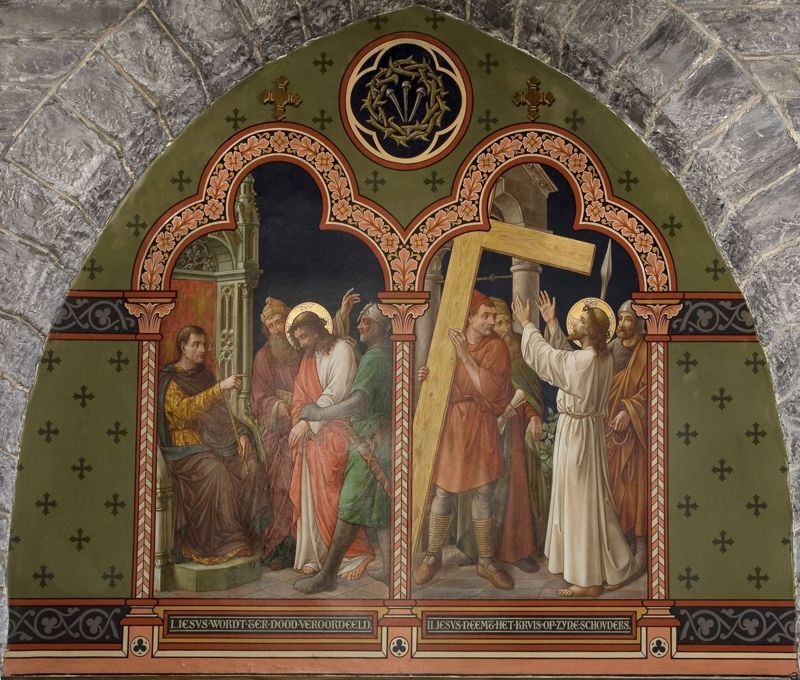 chemin de croix / Kerk Onze-Lieve-Vrouw[Mariakerke(Gent)]