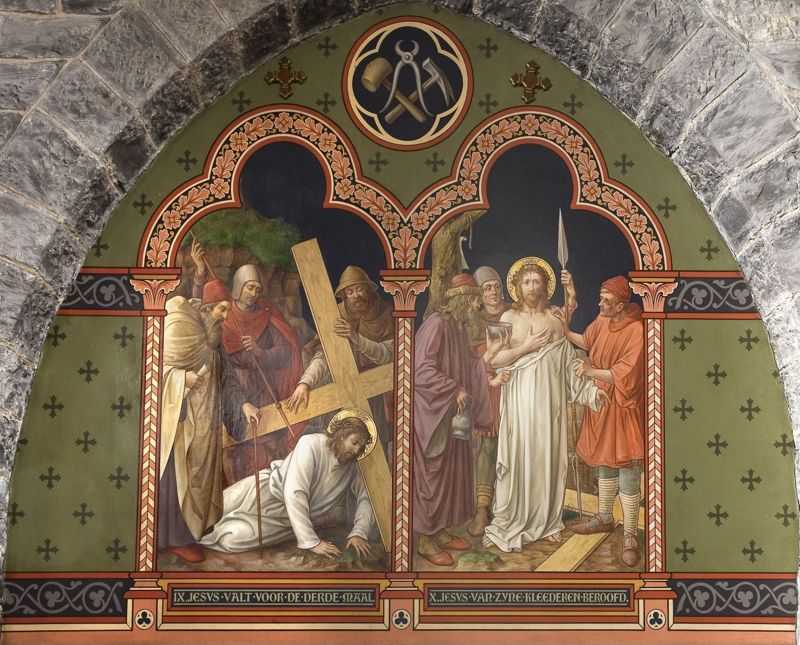 chemin de croix / Kerk Onze-Lieve-Vrouw[Mariakerke(Gent)]
