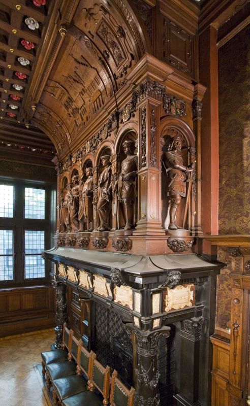 cheminée[élément d'architecture] / Stadhuis[Antwerpen]