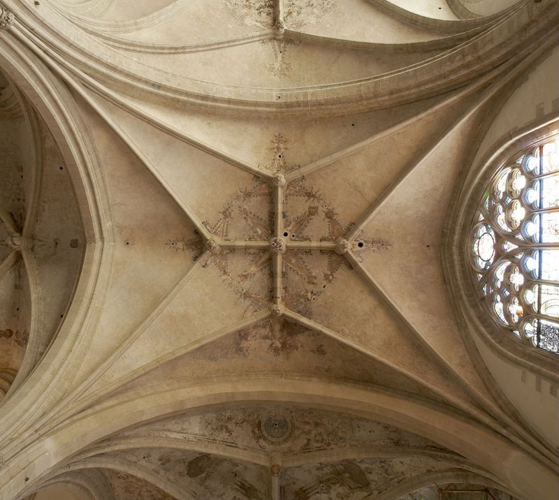 Decoratieve gewelfschildering