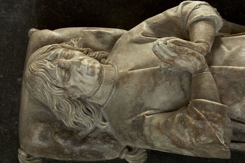 Grafmonument Hendrik II van Witthem (c. 1404-1454) en Jacoba van Glymes (1420-1462)