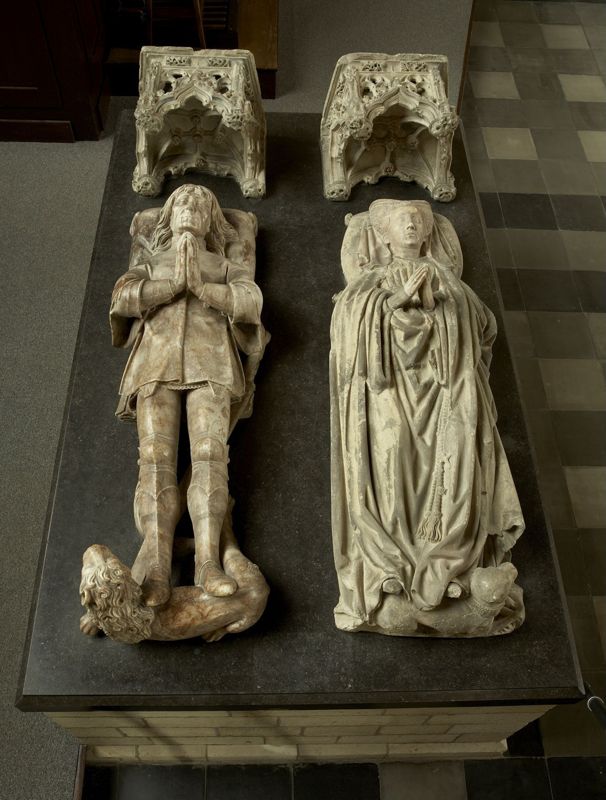 Grafmonument Hendrik II van Witthem (c. 1404-1454) en Jacoba van Glymes (1420-1462)