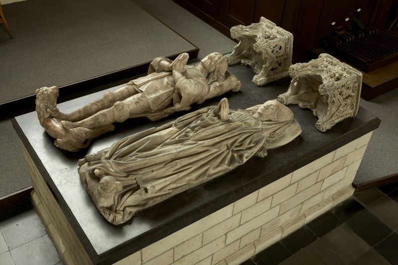 Grafmonument Hendrik II van Witthem (c. 1404-1454) en Jacoba van Glymes (1420-1462)