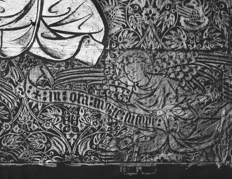 Wrijfprent van grafplaat van Wouter Copman (+1387), schepen en schatbewaarder (Brugge, Sint-Salvatorskerk)