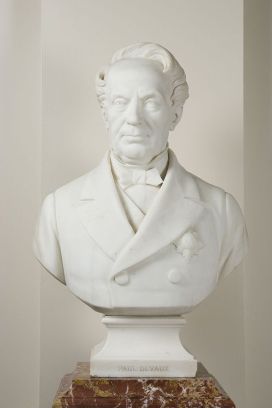Borstbeeld van Paul Devaux, Minister zonder portefeuille van 1831 tot 1839