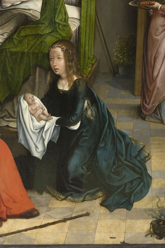 Naissance et baptême de saint Jean-Baptiste
Retable de Miraflores