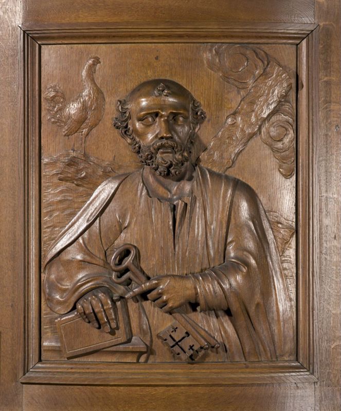 chaire de vérité / Église Saints-Pierre-et-Guidon[Anderlecht]