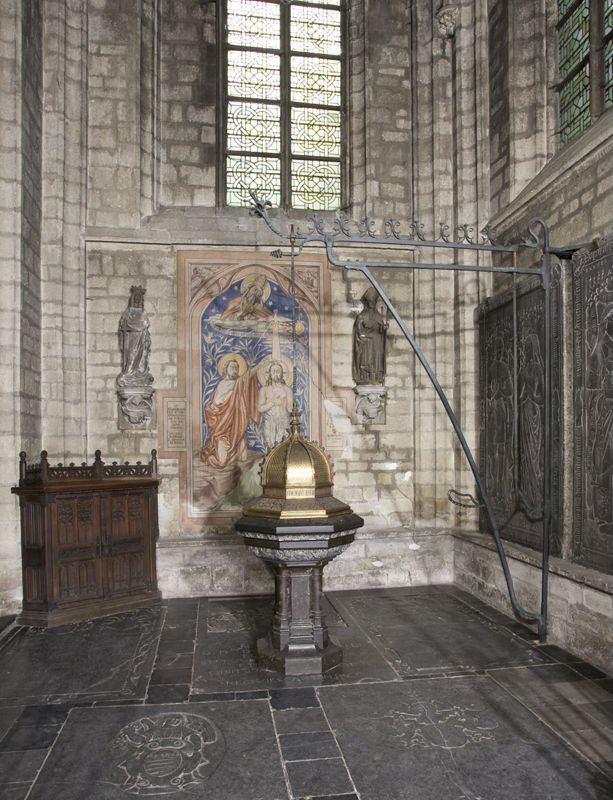fonts baptismaux / Kerk Sint-Pieter en Guido[Anderlecht]