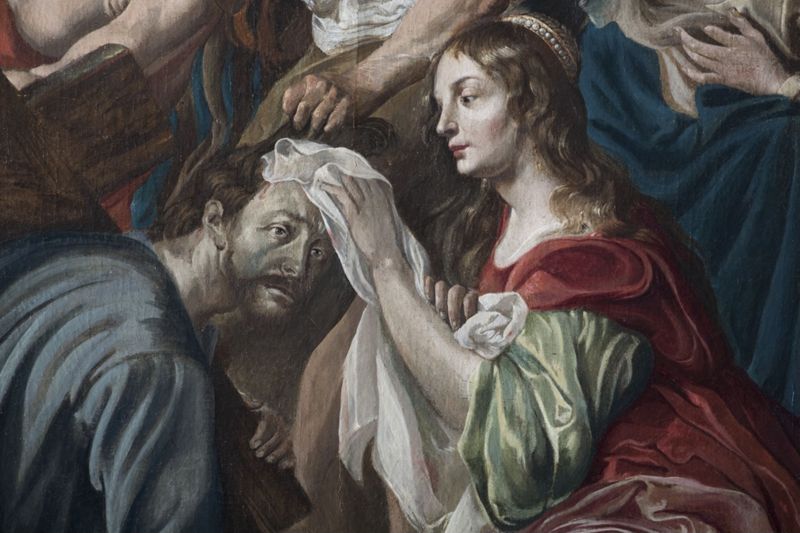 Véronique offrant son Voile au Christ