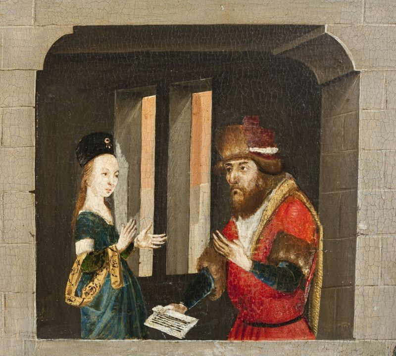 Scènes uit de legende van de Heilige Barbara