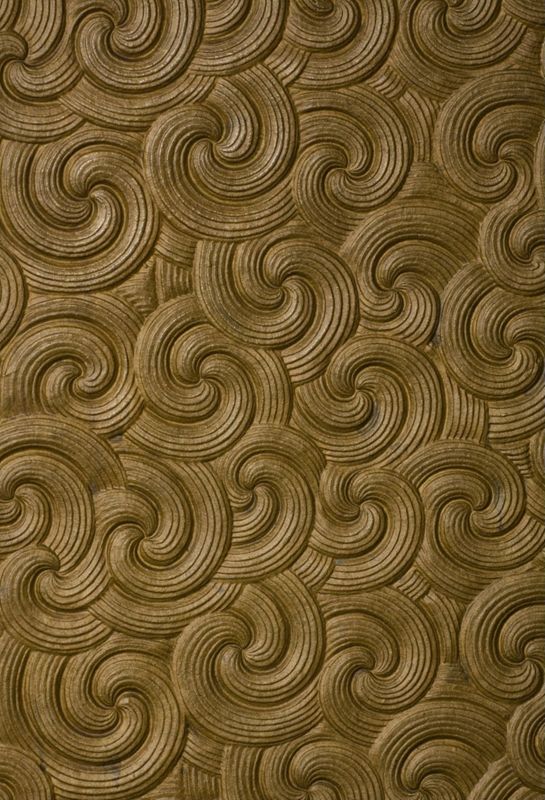 Papier peint type "Lincrusta"