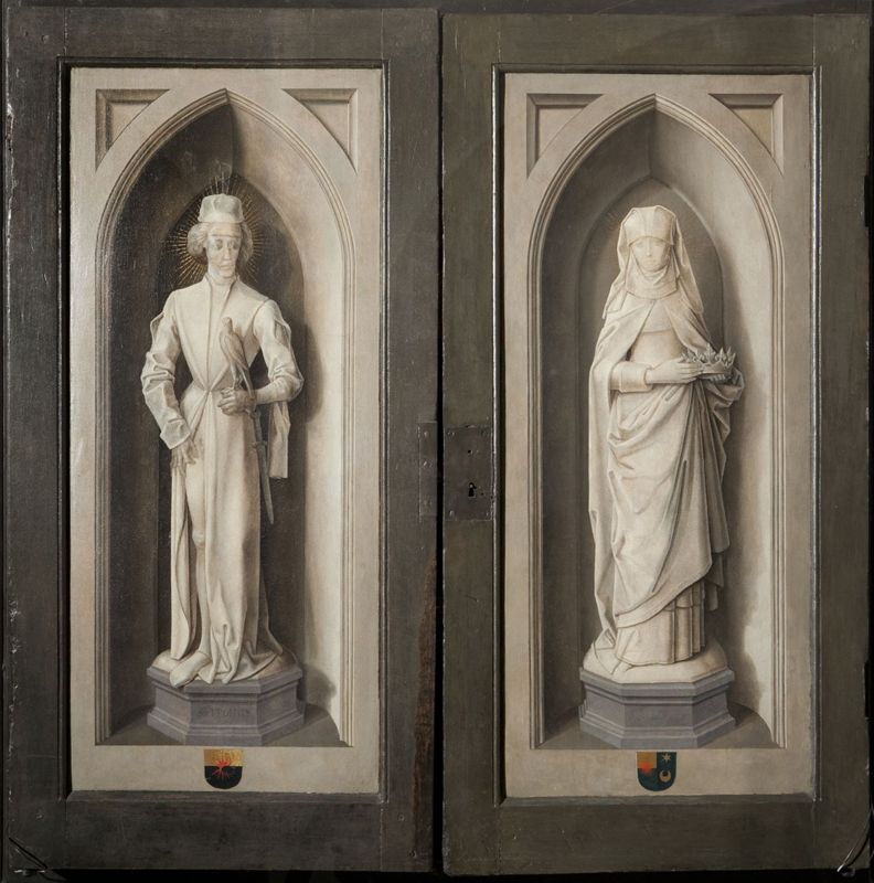 Triptiek met de Marteldood van de Heilige Hippolytus