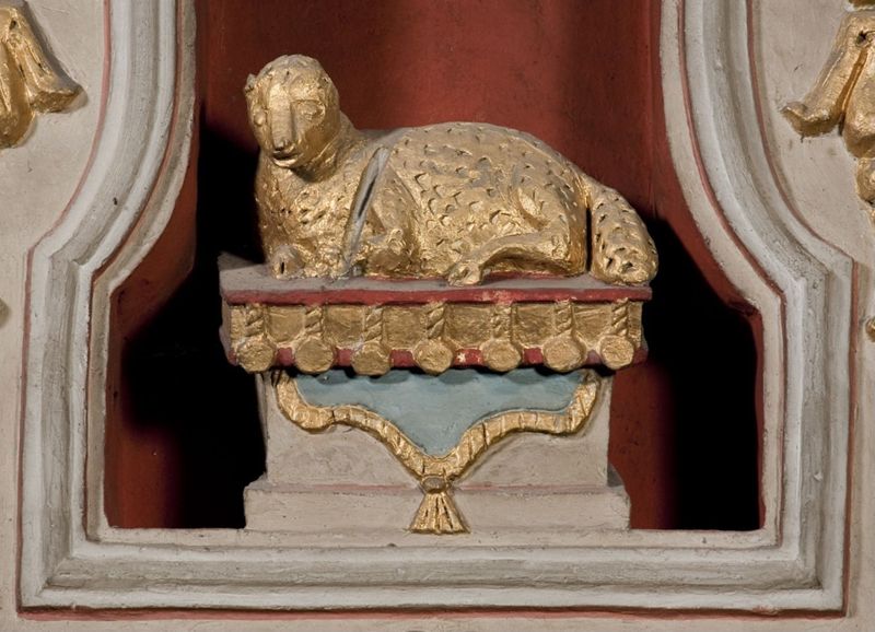 met voorstelling van het Laatste Avondmaal en de vier Latijnse kerkvaders