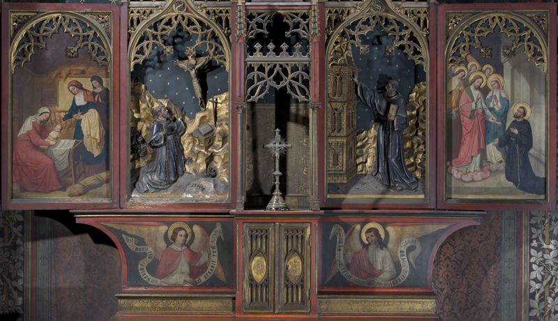 retable / Eglise Saint-Antoine de Padoue[Bruxelles]