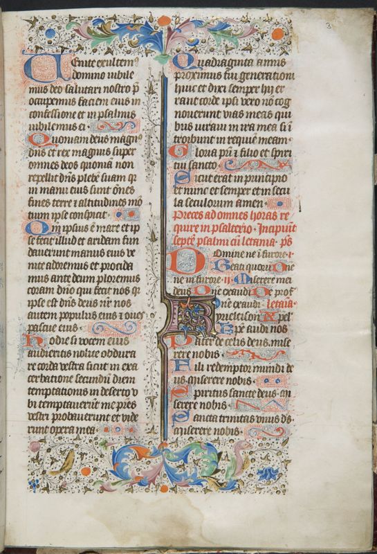Bréviaire à l'usage de l'Abbaye Saint-Adrien de Grammont (Geraardsbergen), vol. I
