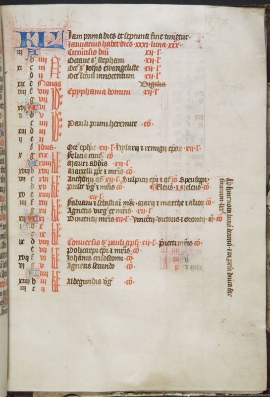 Bréviaire à l'usage de l'Abbaye Saint-Adrien de Grammont (Geraardsbergen), vol. I