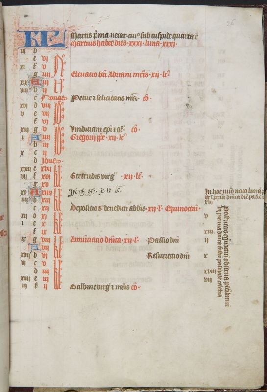 Bréviaire à l'usage de l'Abbaye Saint-Adrien de Grammont (Geraardsbergen), vol. I