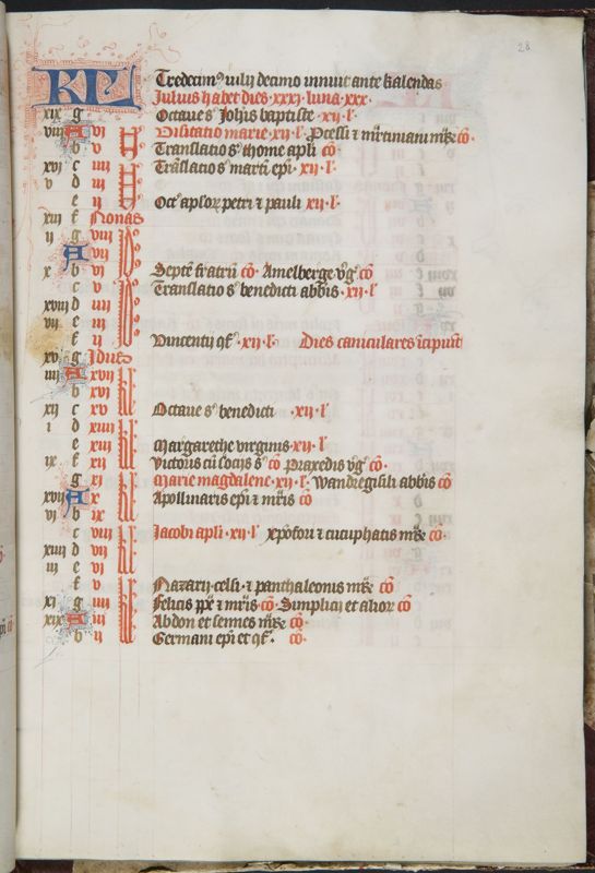 Bréviaire à l'usage de l'Abbaye Saint-Adrien de Grammont (Geraardsbergen), vol. I