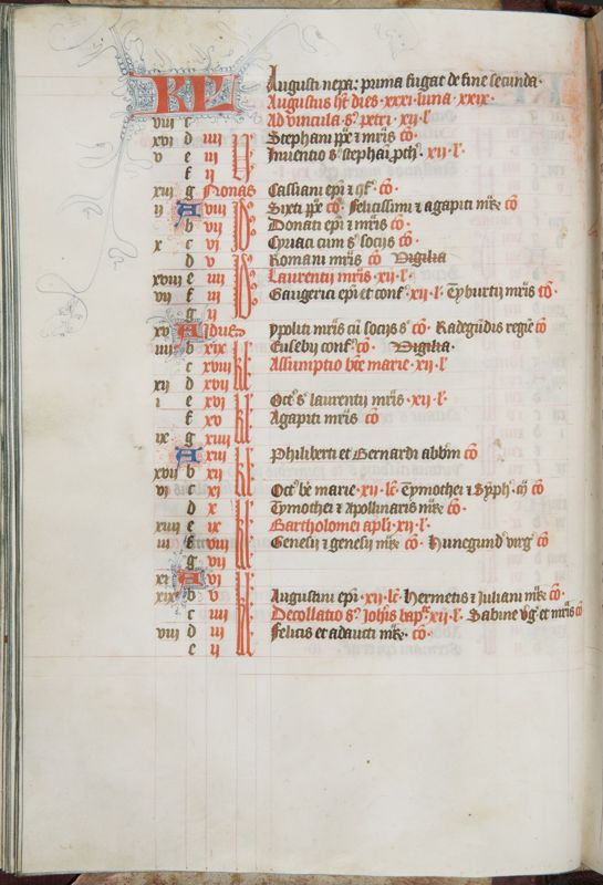 Bréviaire à l'usage de l'Abbaye Saint-Adrien de Grammont (Geraardsbergen), vol. I
