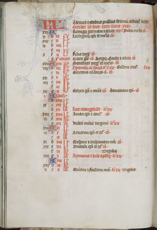 Bréviaire à l'usage de l'Abbaye Saint-Adrien de Grammont (Geraardsbergen), vol. I