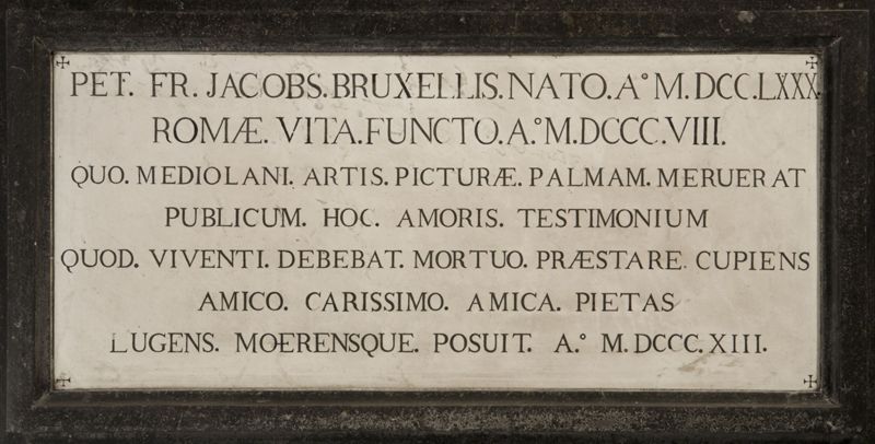 Monument à la mémoire de Pierre François Jacobs, peintre