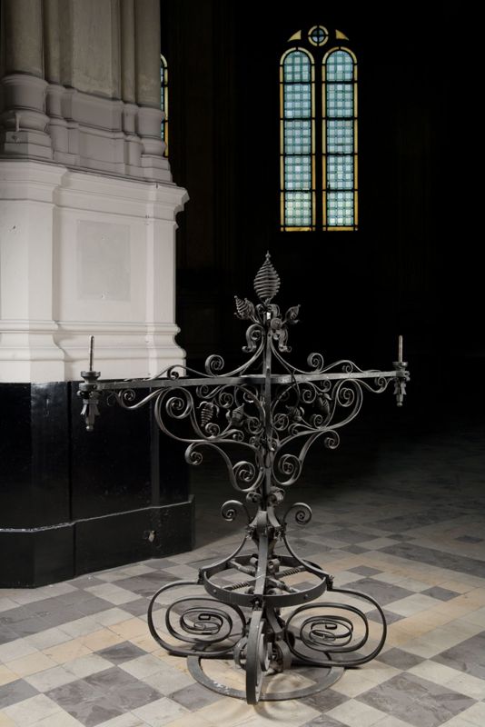 porte-cierges / Eglise Sainte-Catherine[Bruxelles]