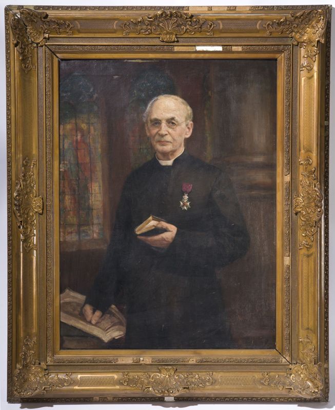 Portrait de Nand Buyle, curé de la paroisse de Sainte-Catherine