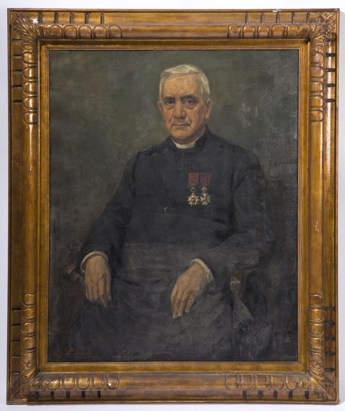 Portrait du curé (Van Schoonbeek ?) de la paroisse de Sainte-Catherine