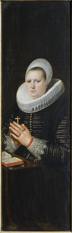 Christ mort soutenu par Dieu le Père et donateurs