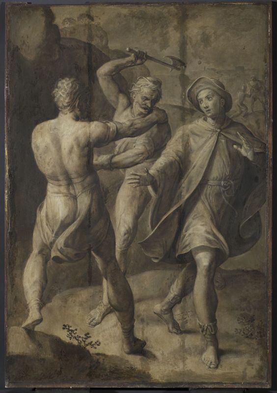 Saint Martin attaqué par des brigands