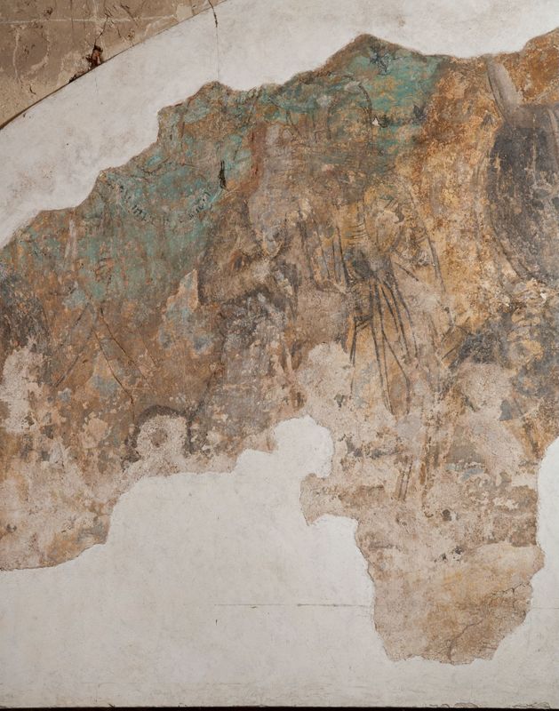 peinture murale / Château de Fernelmont