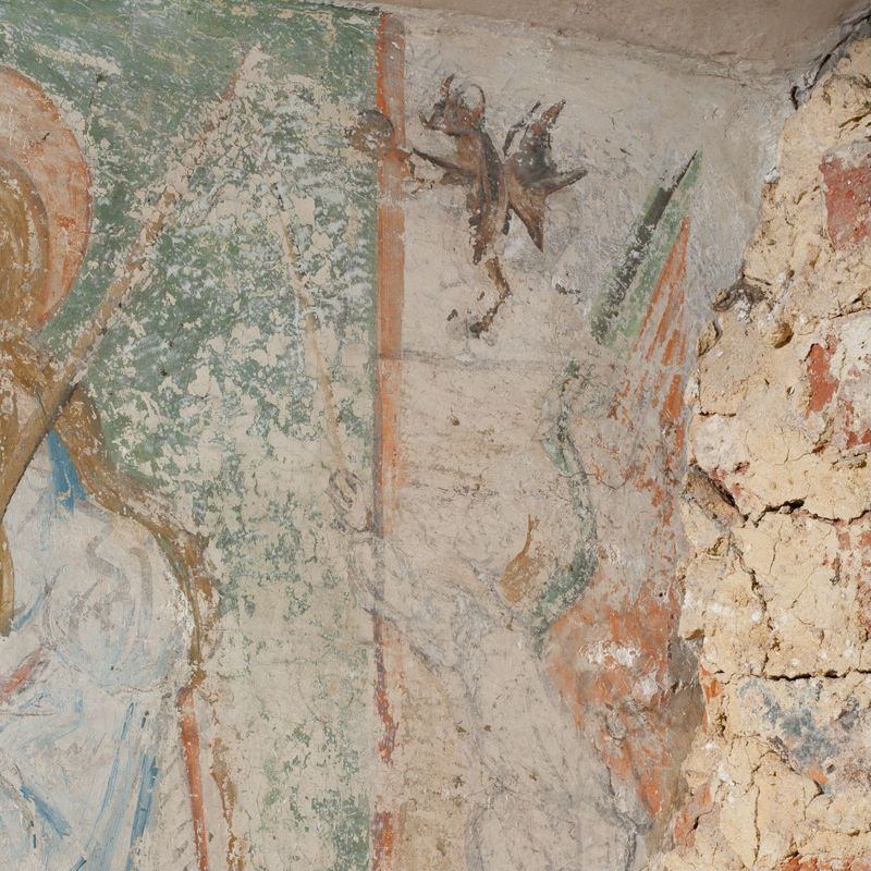 peinture murale / Château de Fernelmont