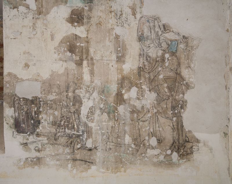 peinture murale / Château de Fernelmont