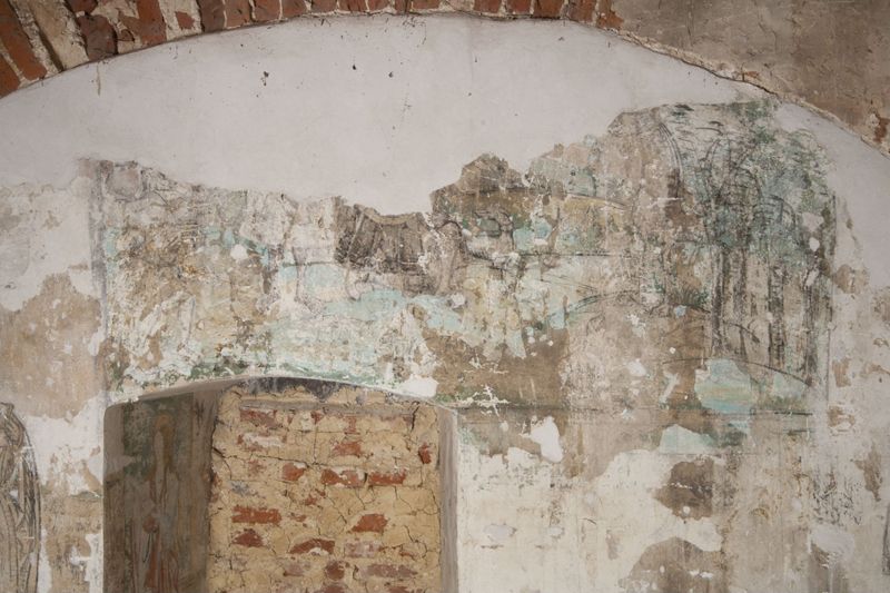 peinture murale / Château de Fernelmont