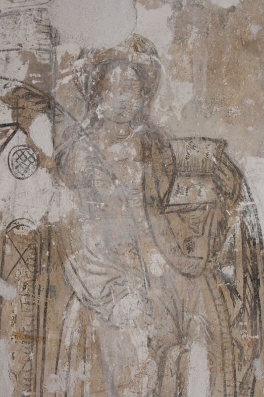 peinture murale / Château de Fernelmont