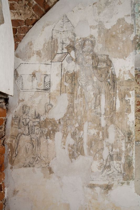 peinture murale / Château de Fernelmont
