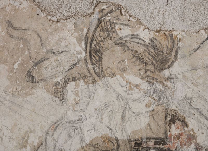 peinture murale / Château de Fernelmont