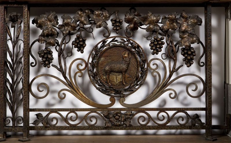 banc de communion / Kerk O.L.Vrouw Middelares en Sint-Lodewijk[Berchem(Antwerpen)]