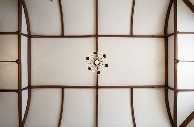 plafond à caissons / Maison, Bruxelles, Place du Petit Sablon, 14