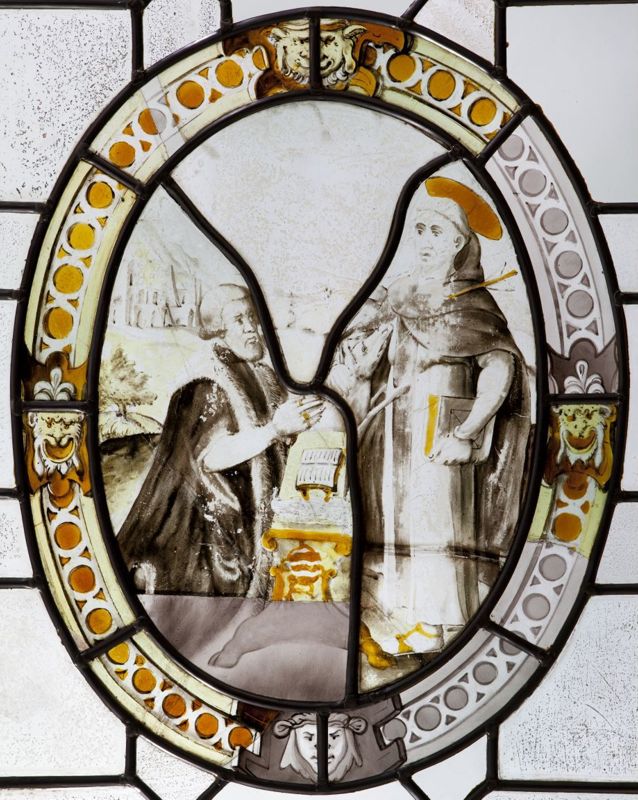 Donateur agenouillé et son saint patron (saint Gilles de Provence)