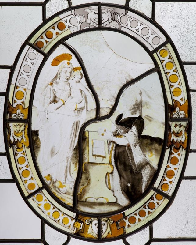 Donatrice agenouillée et sa sainte patronne (sainte Marie)