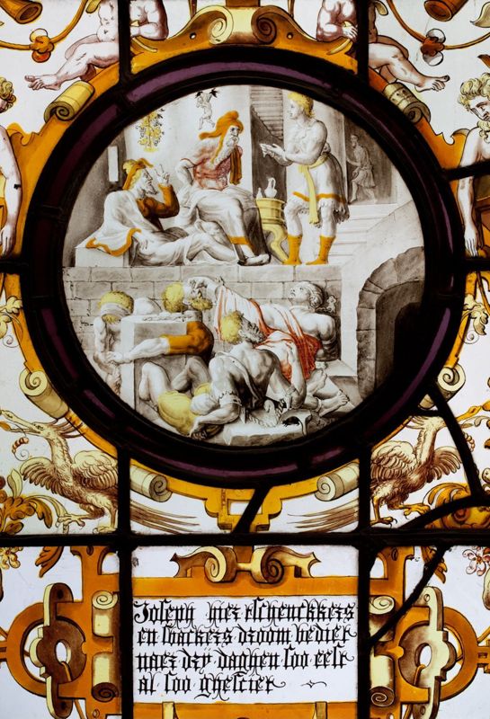 Joseph interprète les songes de l'échanson et du panetier