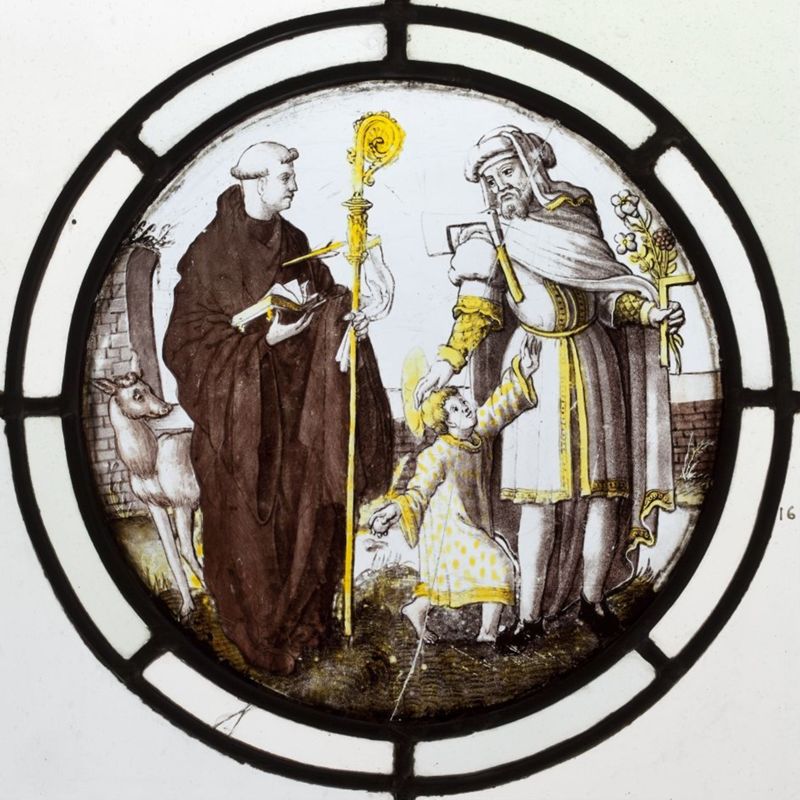 Saints Gilles de Provence et Joseph avec l'Enfant Jésus