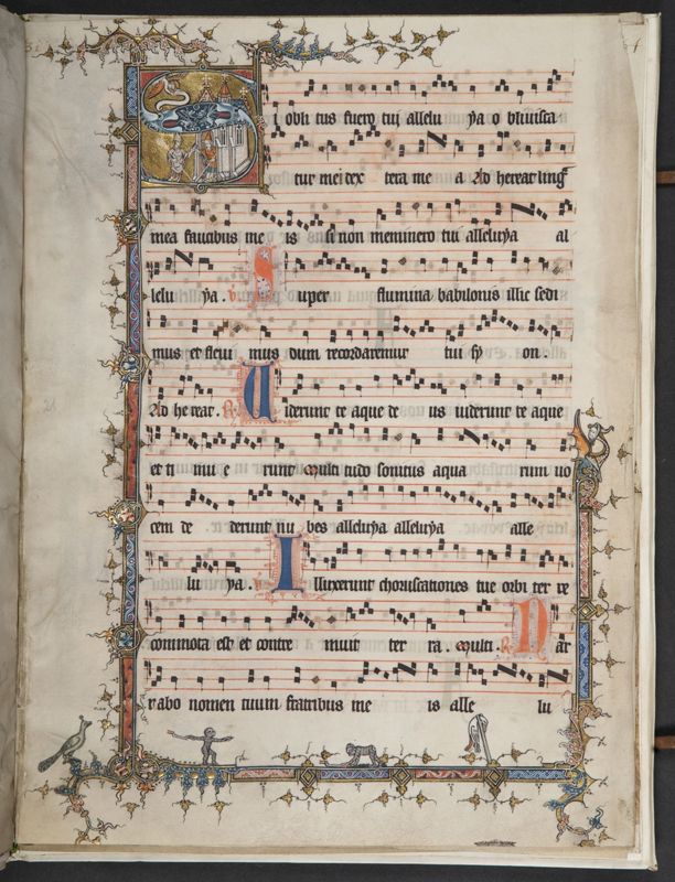 Antifonaria (12 losse bladen gebundeld)