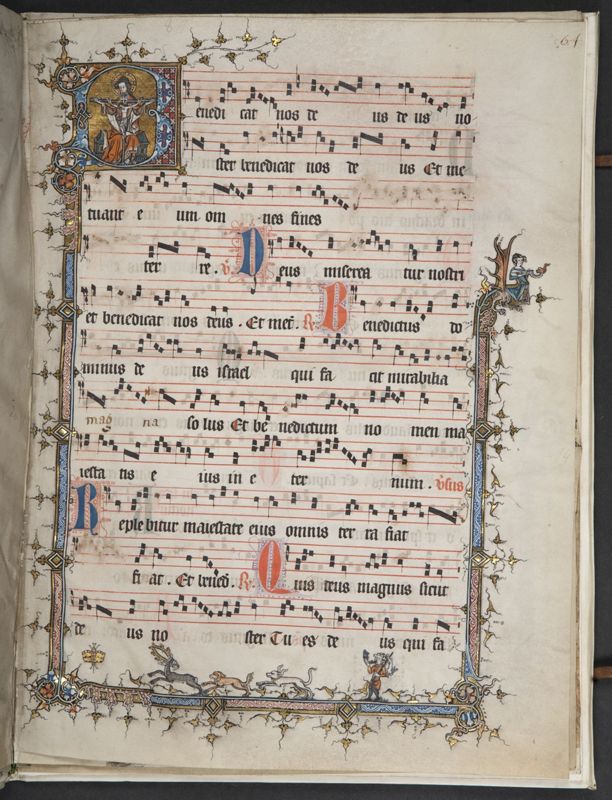 Antifonaria (12 losse bladen gebundeld)