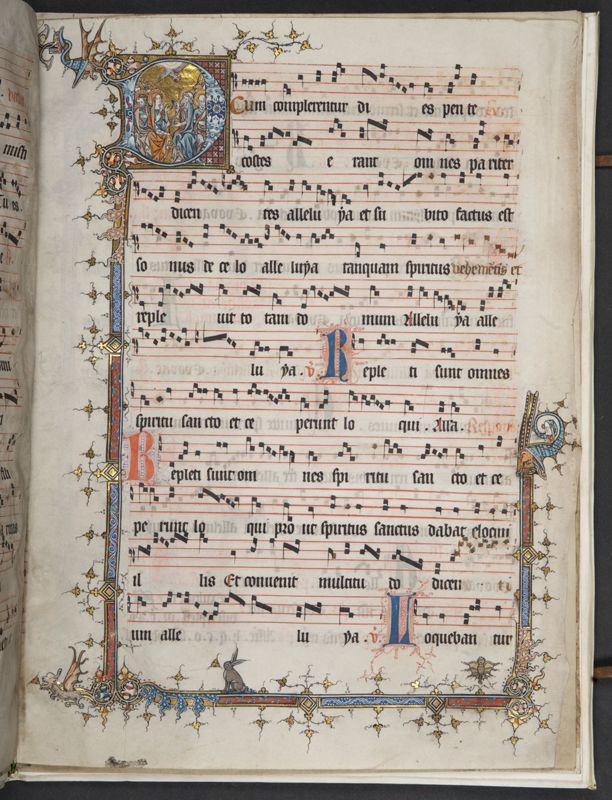 Antifonaria (12 losse bladen gebundeld)