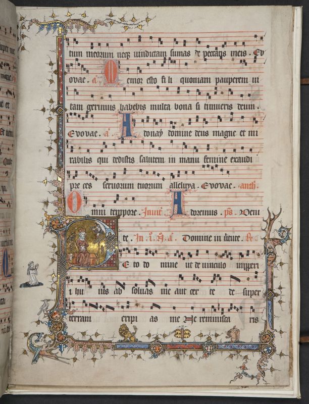 Antifonaria (12 losse bladen gebundeld)
