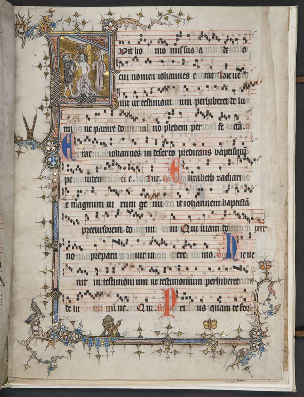 Antifonaria (12 losse bladen gebundeld)