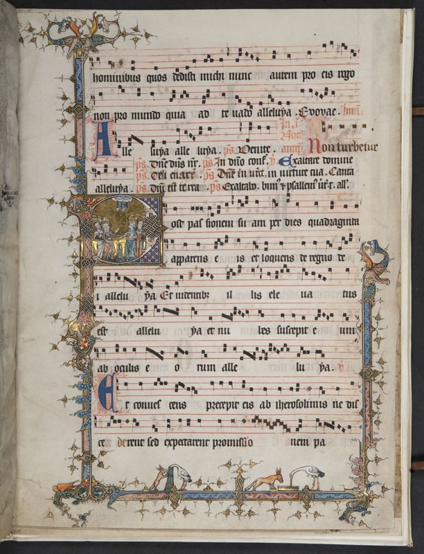 Antifonaria (12 losse bladen gebundeld)